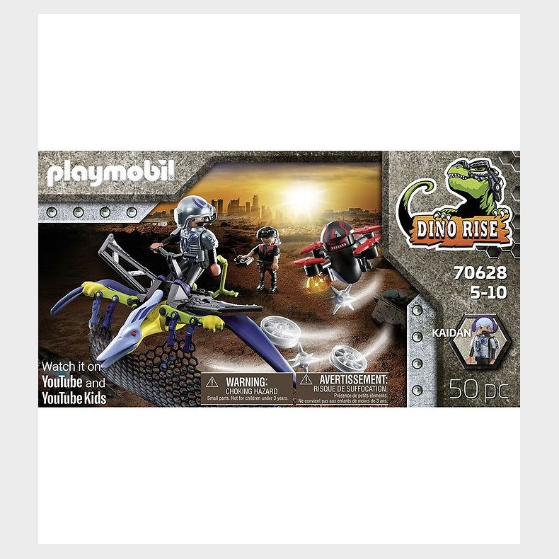 Playmobil Dino Rise - Pteranodon: Droneangreb - 70628 - 50 Dele