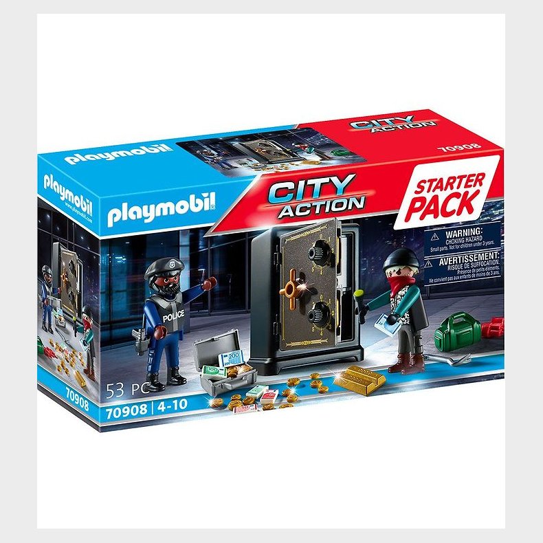 Playmobil City Action - Starter Pack Pengeskabstyv - 70908 - 53