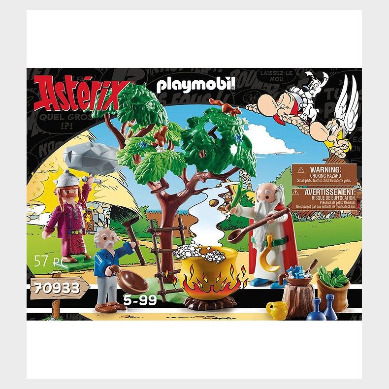 Playmobil Asterix - Miraculix Med Trylledrik - 70933 - 57 Dele