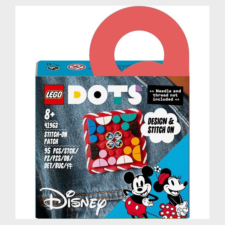 LEGO DOTS - Mickey Mouse og Minnie Mouse psyningsmrke 41963 -