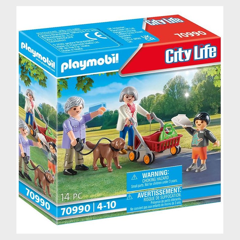 Playmobil City Life - Bedsteforldre Med Brnebrn - 70990 - 14