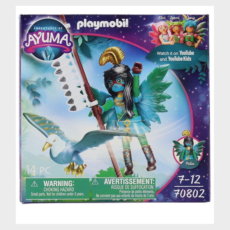 Playmobil Ayuma - Knight Fairy Med Totemdyr - 70802 - 14 Dele