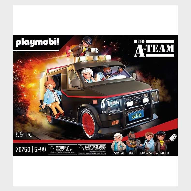 Playmobil - The A-Team Van - 70750 - 69 Dele