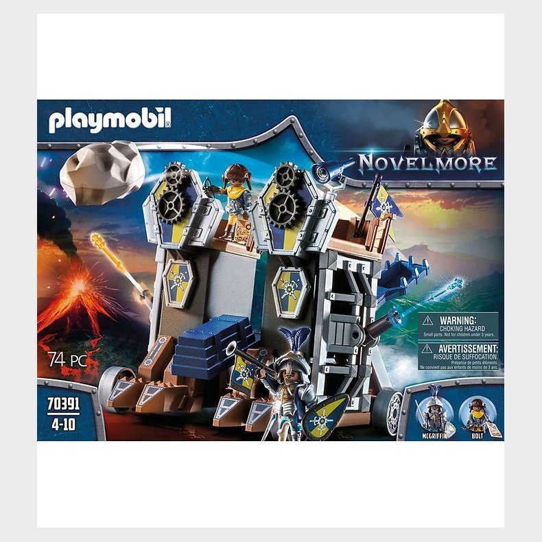 Playmobil Novelmore - Mobil Katapultfstning - 70391 - 74 Dele