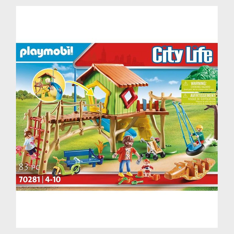 Playmobil City Life - Eventyrlegeplads - 70281 - 83 Dele