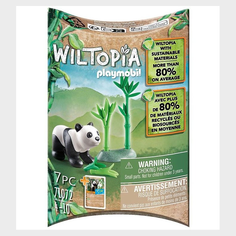 Playmobil Wiltopia - Ung Panda - 71072 - 7 Dele