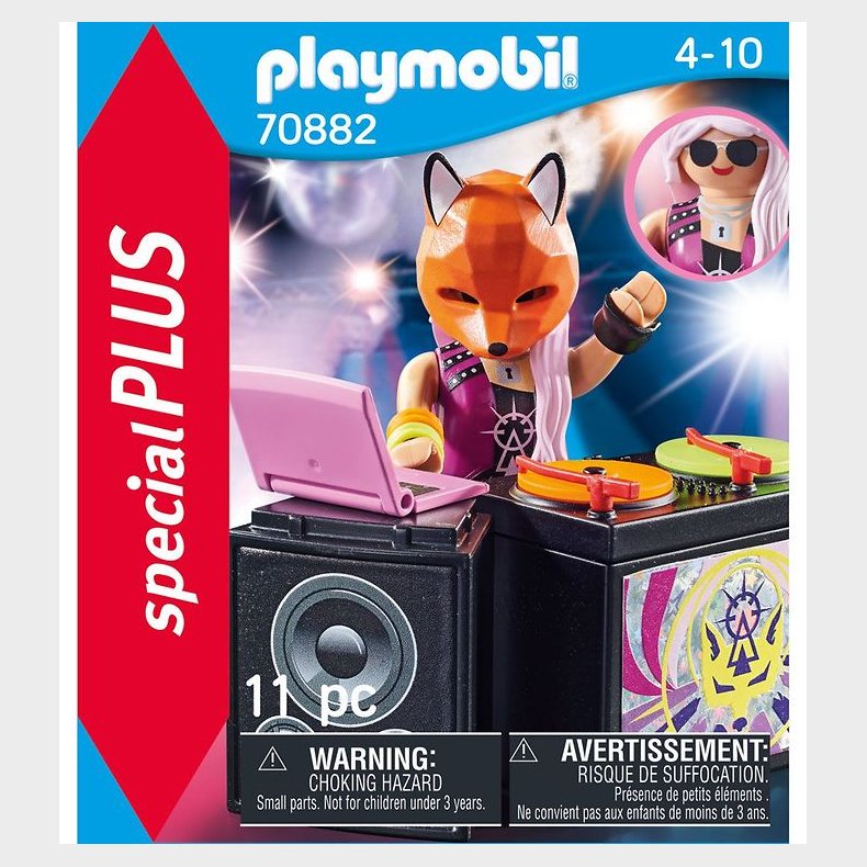 Playmobil SpecialPlus - DJ Med Pladespiller - 70882 - 11 Dele
