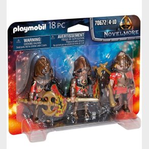 Playmobil Novelmore - 3-pak - Burnham Raiders - 70672 - 18 Dele