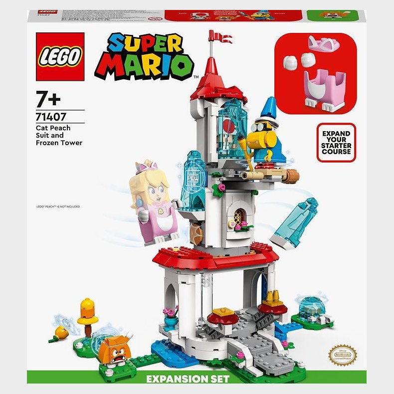 LEGO Super Mario - Peach-Kattedragt Og Frosttrn - Udvid. 71407