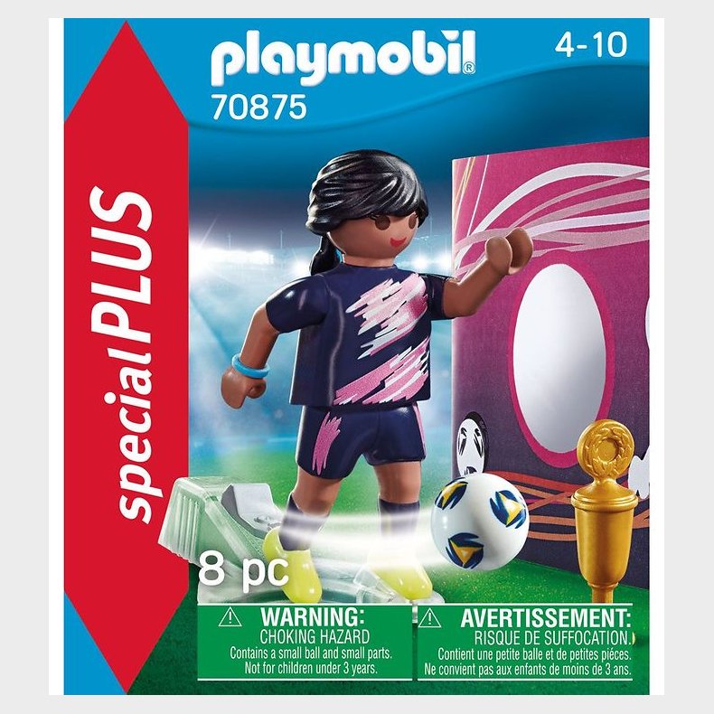 Playmobil SpecialPlus - Fodboldspiller Med Mlvg - 70875 - 8 De