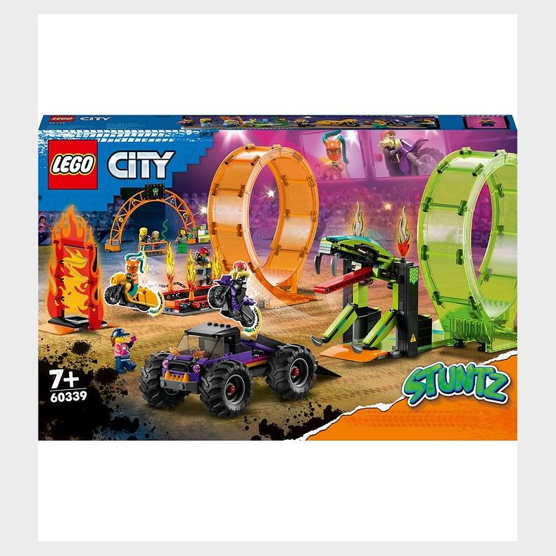 LEGO City Stuntz - Stuntarena Med Dobbelt Loop 60339 - 598 Dele