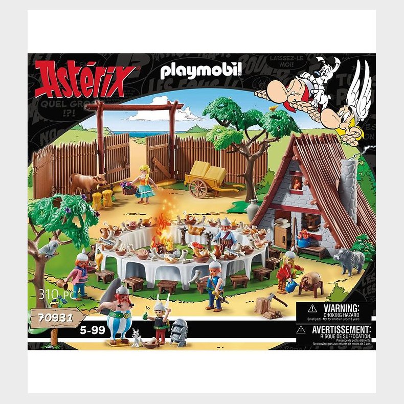 Playmobil Asterix - Den Store Landsbyfest - 70931 - 310 Dele