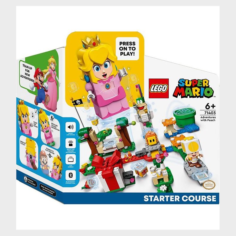 LEGO Super Mario - Eventyr Med Peach-Startbane 71403 - 354 Dele