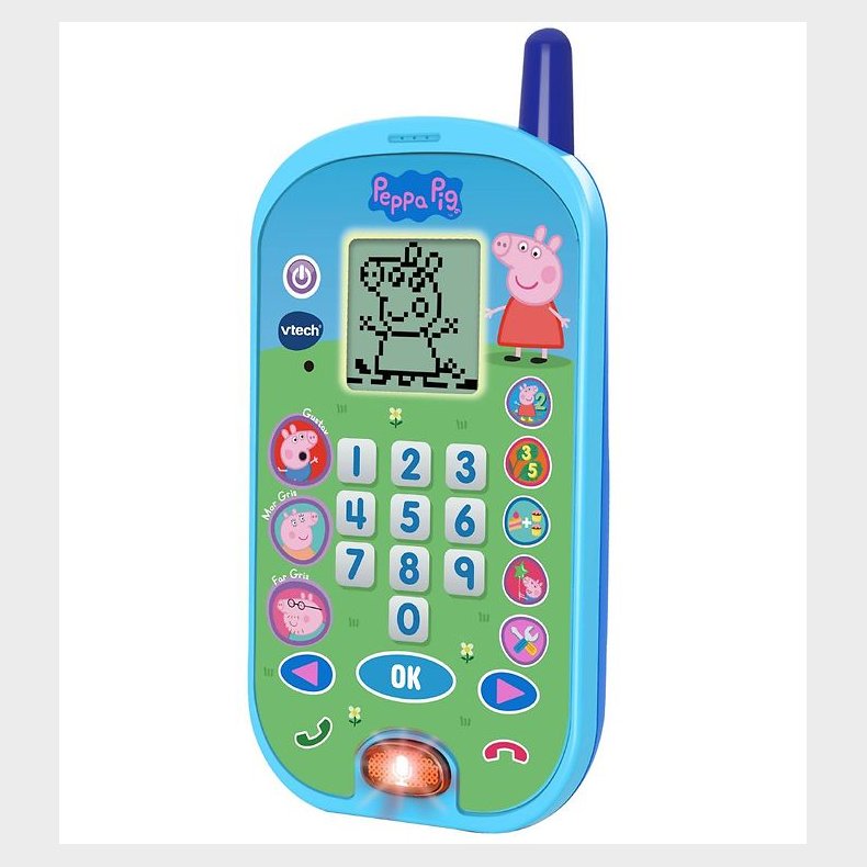 Vtech Legetjstelefon - Gurli Gris Snak &amp; Lr Telefon - Dansk
