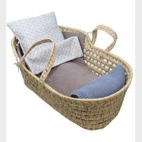 Asi Dukketilbehr - Dukkelift I Flet - Vintageprint Gr Og Bl