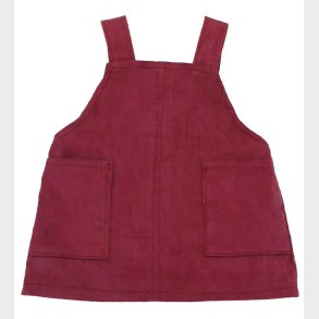 Asi Dukketj - 43-46 cm - Smkkjole - Burgundy