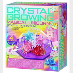 4M Voksende Krystaller - Magisk Enhjrning - Crystal Terrarium