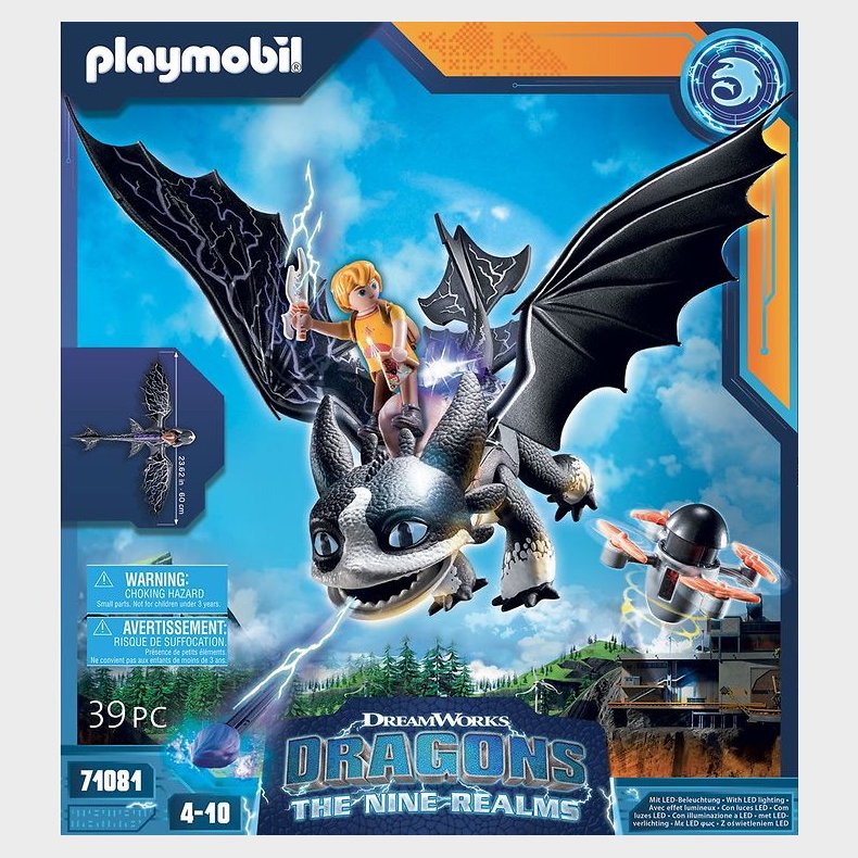 Playmobil Dragons: The Nine Realms - Thunder &amp; Tom - 71081 - 39