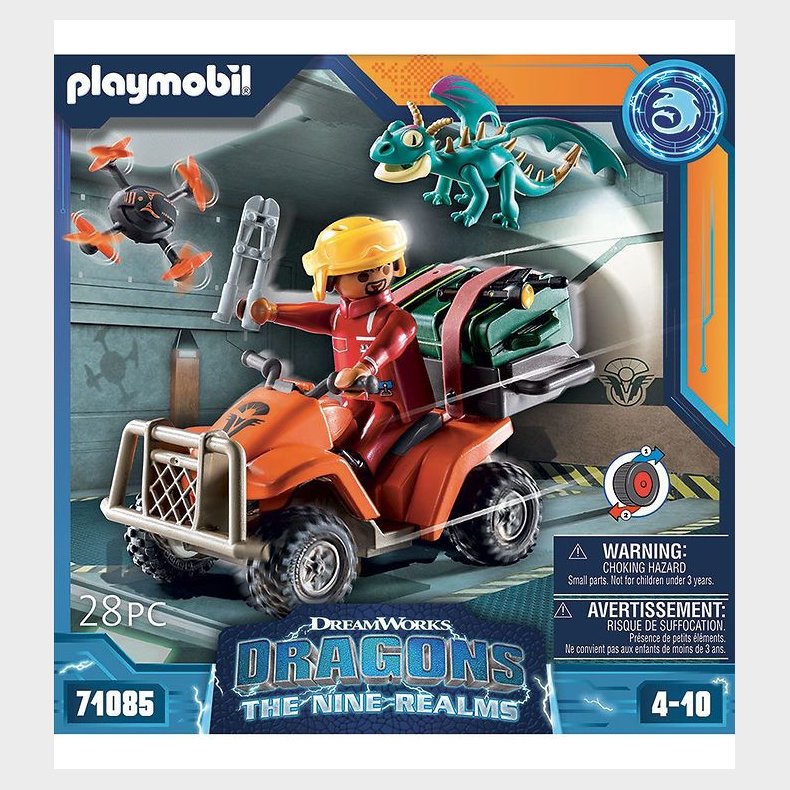 Playmobil Dragons: The Nine Realms - Icaris ATV &amp; Phil - 71085 -