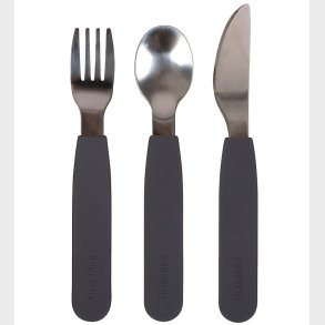 Filibabba Silikone Bestikst - Stone Grey