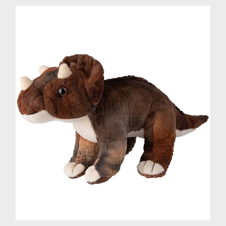 Bon Ton Toys Bamse - 29 cm - Triceratops - Brun/Beige