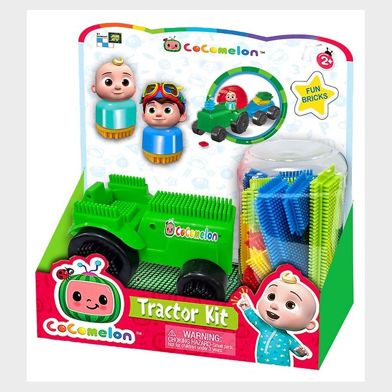 CoComelon Aktivitetslegetj - Funbricks Tractor Kit