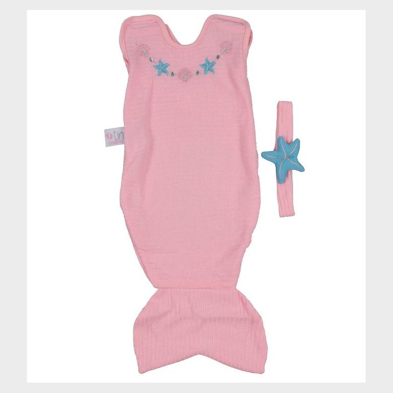 Tiny Treasures Dukketj - Havfrue - Rosa