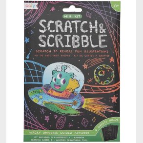 Ooly Scratch & Scribble Mini St - Wacky Universe