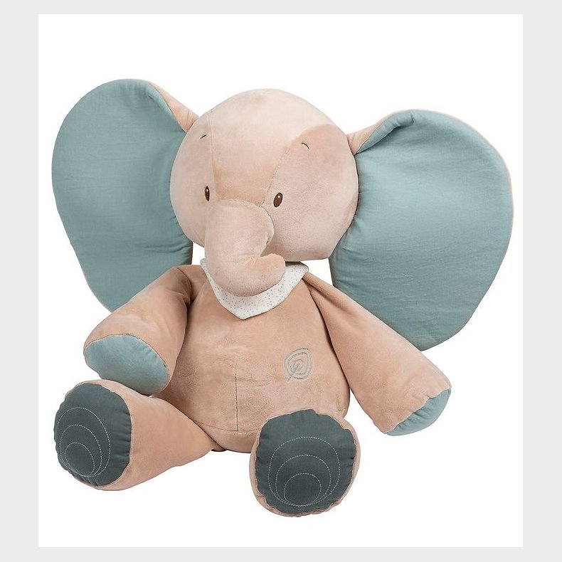 Nattou Bamse - 75 cm - Cuddly Axel Elephant - Brun