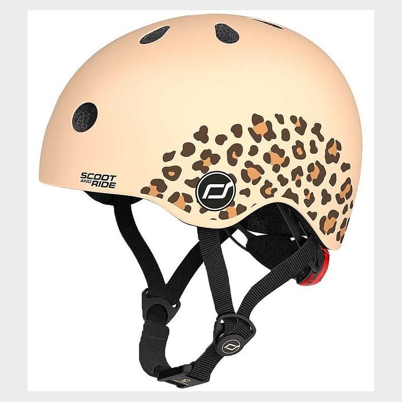 Scoot and Ride Cykelhjelm - Leopard