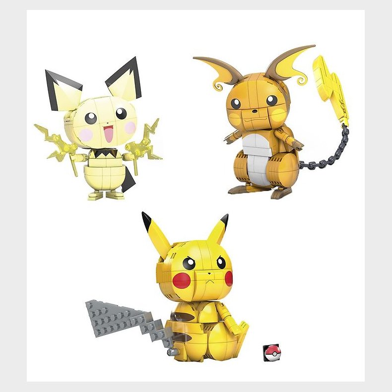 MEGA Pokemonfigur - Shocking Trio - 621 Dele