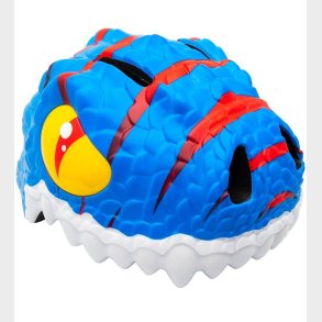 Crazy Safety Cykelhjelm m. Lys - Dragon - Bl