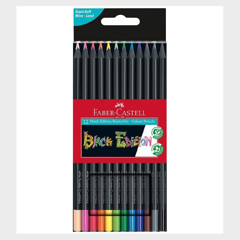 Faber-Castell Farveblyanter - 12 stk. - Trekantet - Multi