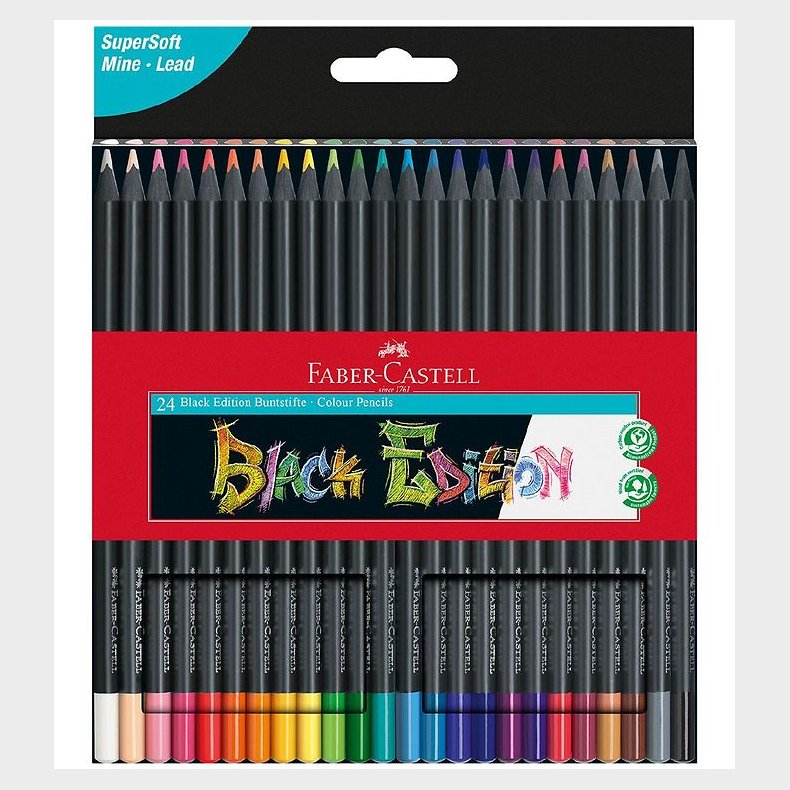 Faber-Castell Farveblyanter - 24 stk. - Trekantet - Multi