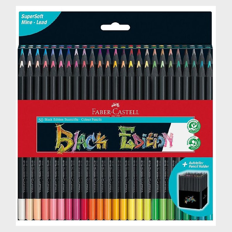 Faber-Castell Farveblyanter - 50 stk. - Trekantet - Multi