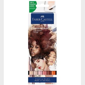 Faber-Castell Tuscher - 6 stk. - Portrait