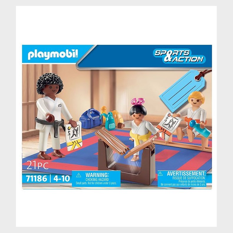 Playmobil Sports &amp; Action St - Karatetrning - 71186 - 21 Dele