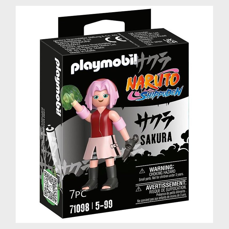 Playmobil Naruto - Sakura - 71098 - 7 Dele