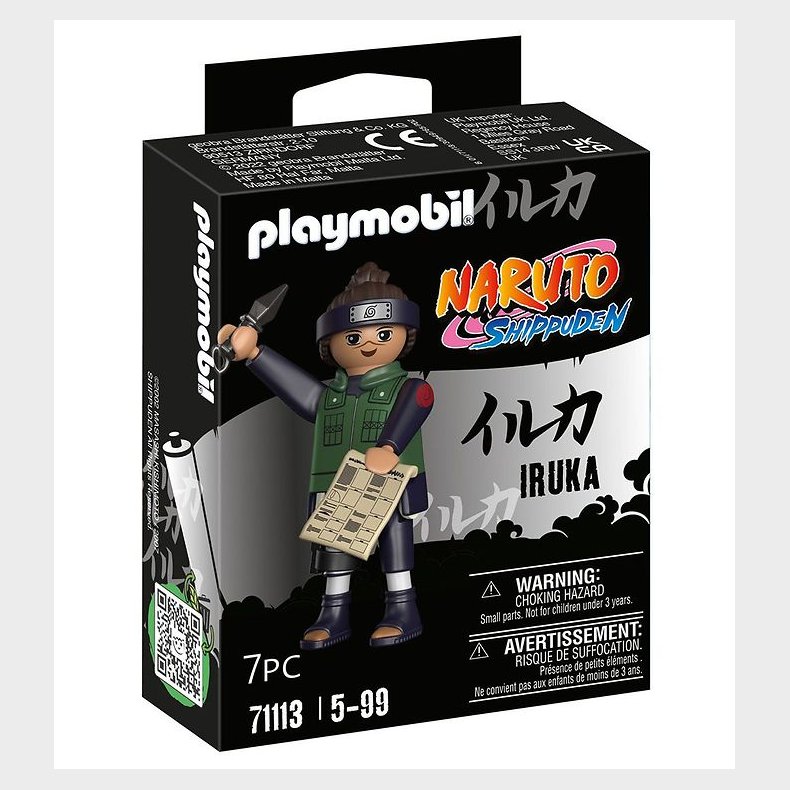 Playmobil Naruto - Iruka - 71113 - 7 Dele