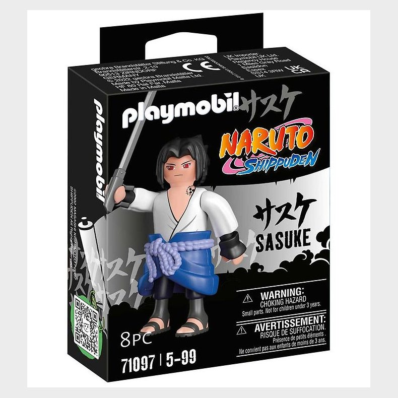 Playmobil Naruto - Sasuke - 71097 - 8 Dele