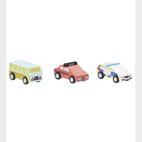 Kids Concept Biler - 3-pak - Pull Back - Aiden