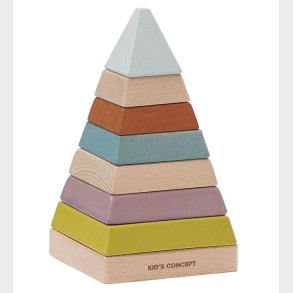 Kids Concept Stabletrn - Plocktorn Pyramid - Neo - Multi