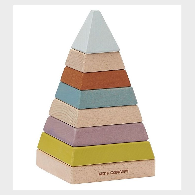 Kids Concept Stabletrn - Plocktorn Pyramid - Neo - Multi