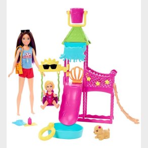 Barbie Dukkest - Skipper First Jobs - Water Park Playset