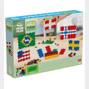 Plus-Plus Learn To Build - 700 stk. - Flags Of The World