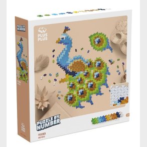 Plus-Plus Puslespil By Number - 800 Stk. - Peacock