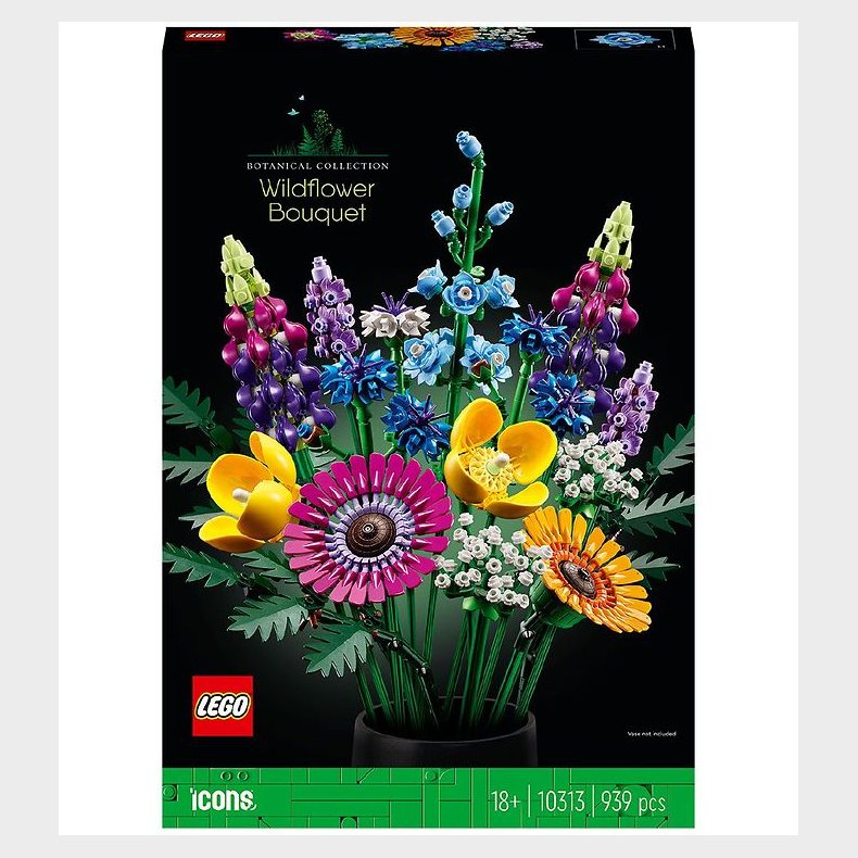 LEGO Icons - Buket af Vilde Blomster 10313 - 939 Dele