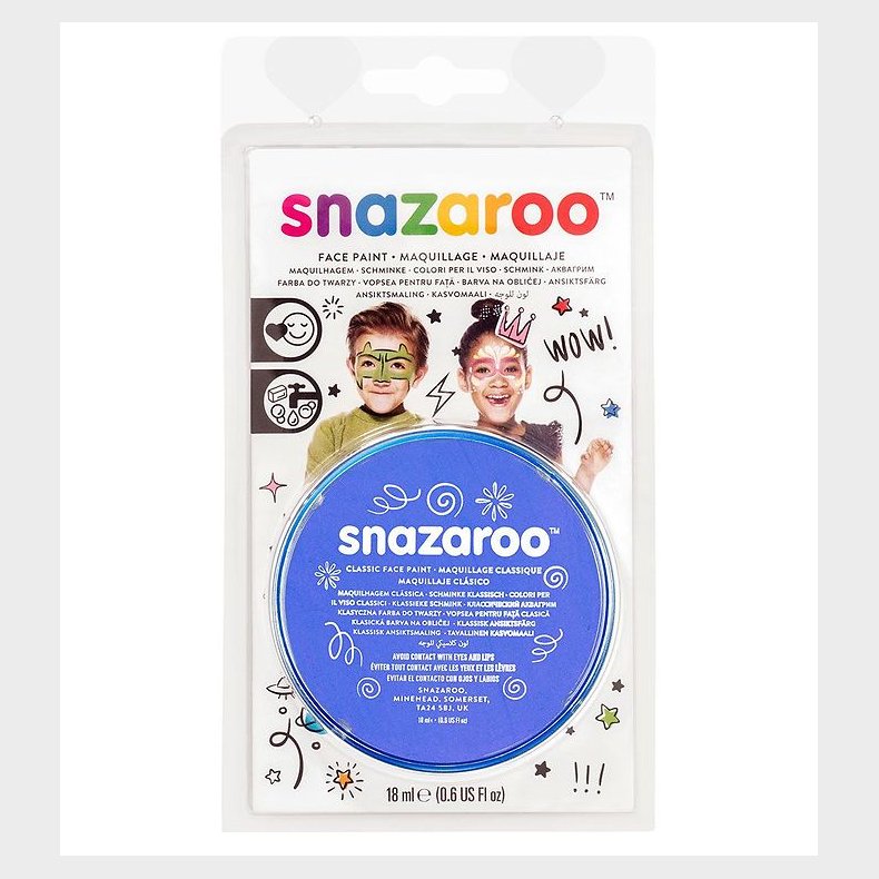 Snazaroo Ansigtsmaling - 18 ml - Sky Blue