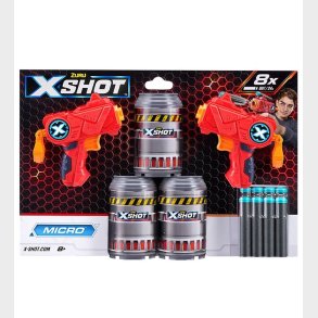 X-SHOT Skumgevrer - 2-pak - Excel - Double Micro