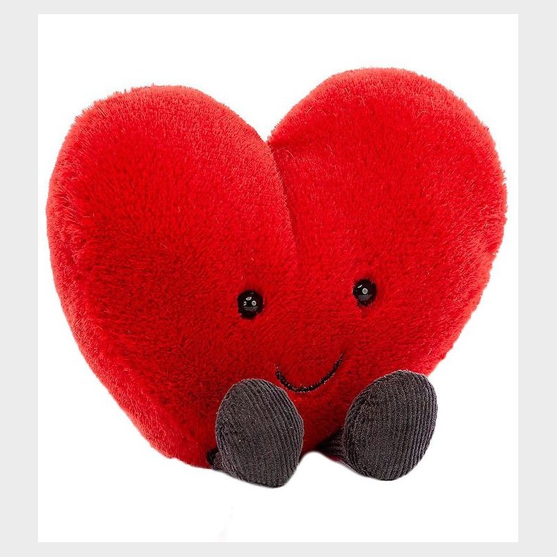 Jellycat Bamse - 20x17 cm - Amuseable Red Heart